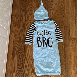 Little Bro Newborn Gown